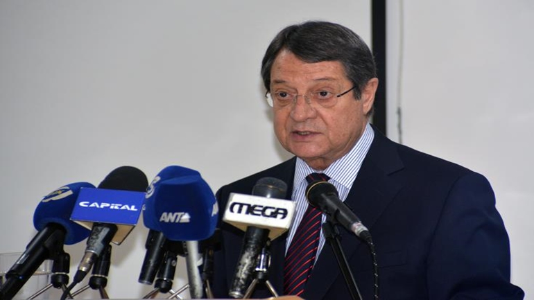 Αναστασιάδης: Έχουμε μπροστά μας για πρώτη φορά μία πραγματική ευκαιρία για την επίλυση του Κυπριακού